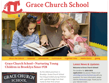 Tablet Screenshot of gracechurchschool.org