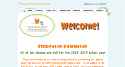 Desktop Screenshot of gracechurchschool.com